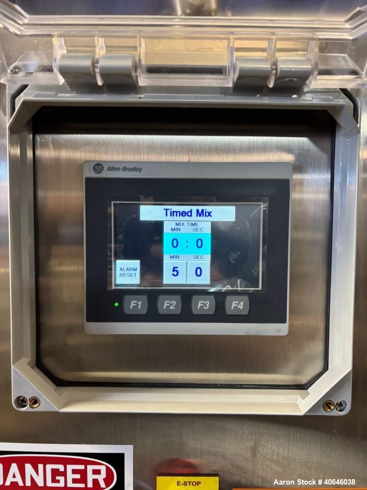 Used AMFEC Model 510 Paddle Mixer | Stainless Steel Industrial Food Processing Mixer