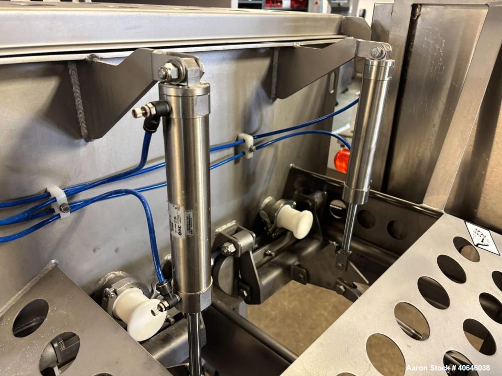 Used AMFEC Model 510 Paddle Mixer | Stainless Steel Industrial Food Processing Mixer