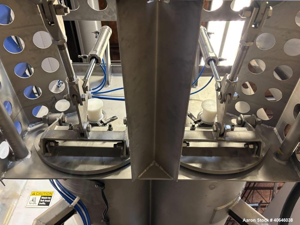 Used AMFEC Model 510 Paddle Mixer | Stainless Steel Industrial Food Processing Mixer