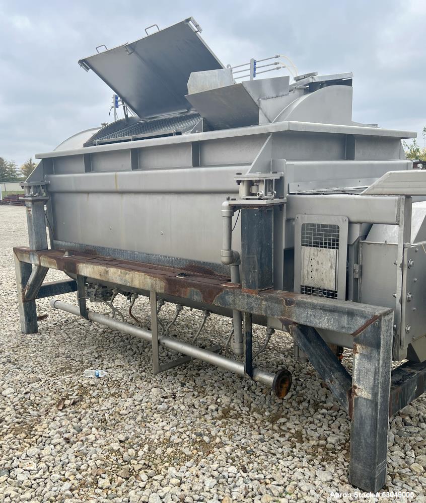 American Food Equipment Co Model 510 Stainless Steel 140 Cubic Foot Paddle Mixer