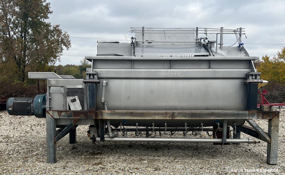 American Food Equipment Co Model 510 Stainless Steel 140 Cubic Foot Paddle Mixer
