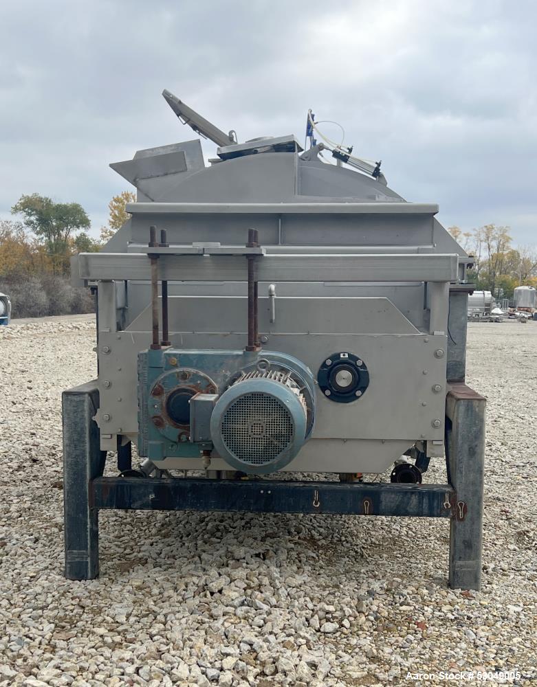 American Food Equipment Co Model 510 Stainless Steel 140 Cubic Foot Paddle Mixer