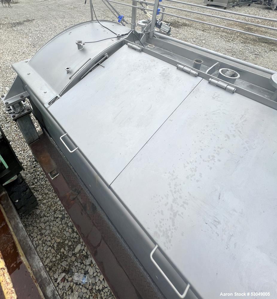 American Food Equipment Co Model 510 Stainless Steel 140 Cubic Foot Paddle Mixer