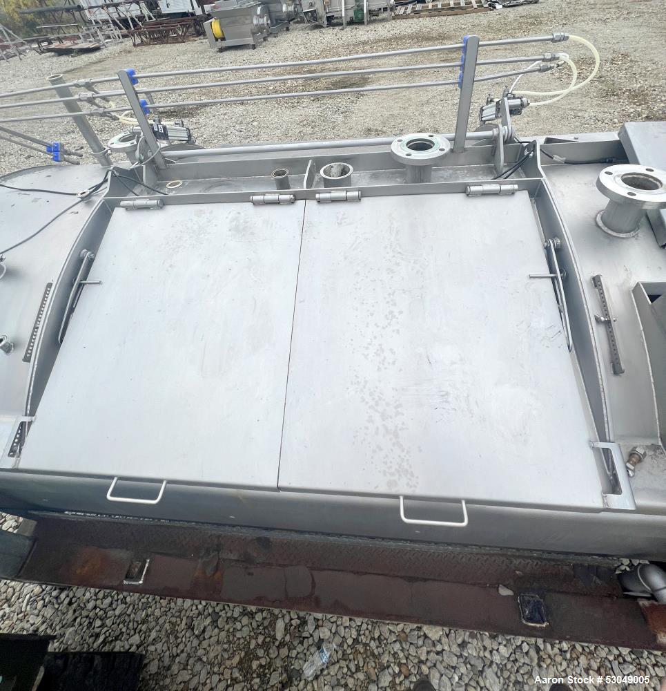American Food Equipment Co Model 510 Stainless Steel 140 Cubic Foot Paddle Mixer