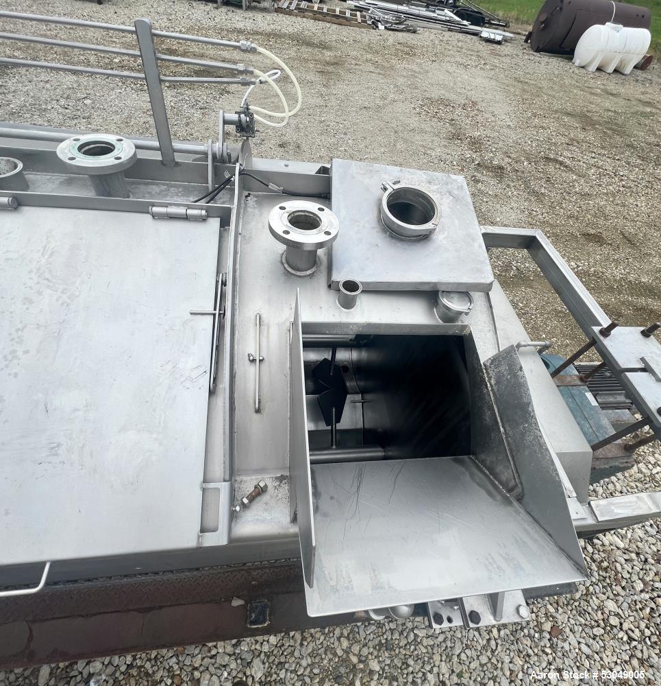 American Food Equipment Co Model 510 Stainless Steel 140 Cubic Foot Paddle Mixer