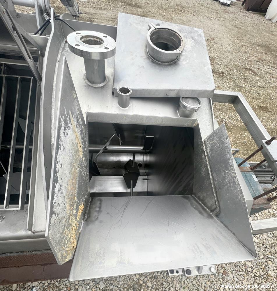 American Food Equipment Co Model 510 Stainless Steel 140 Cubic Foot Paddle Mixer