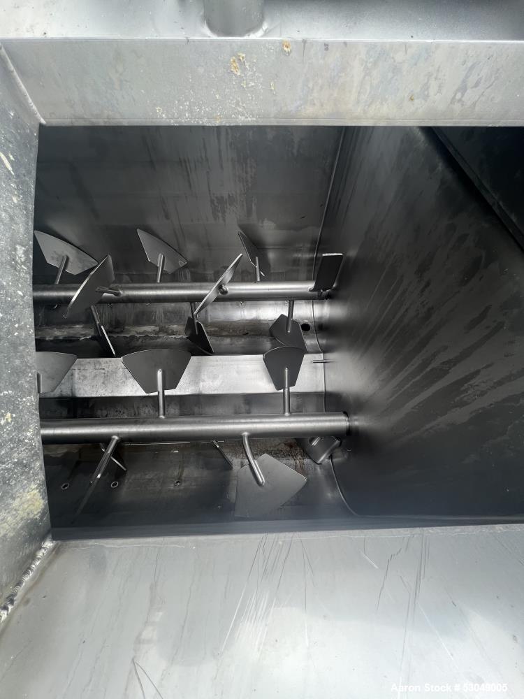 American Food Equipment Co Model 510 Stainless Steel 140 Cubic Foot Paddle Mixer
