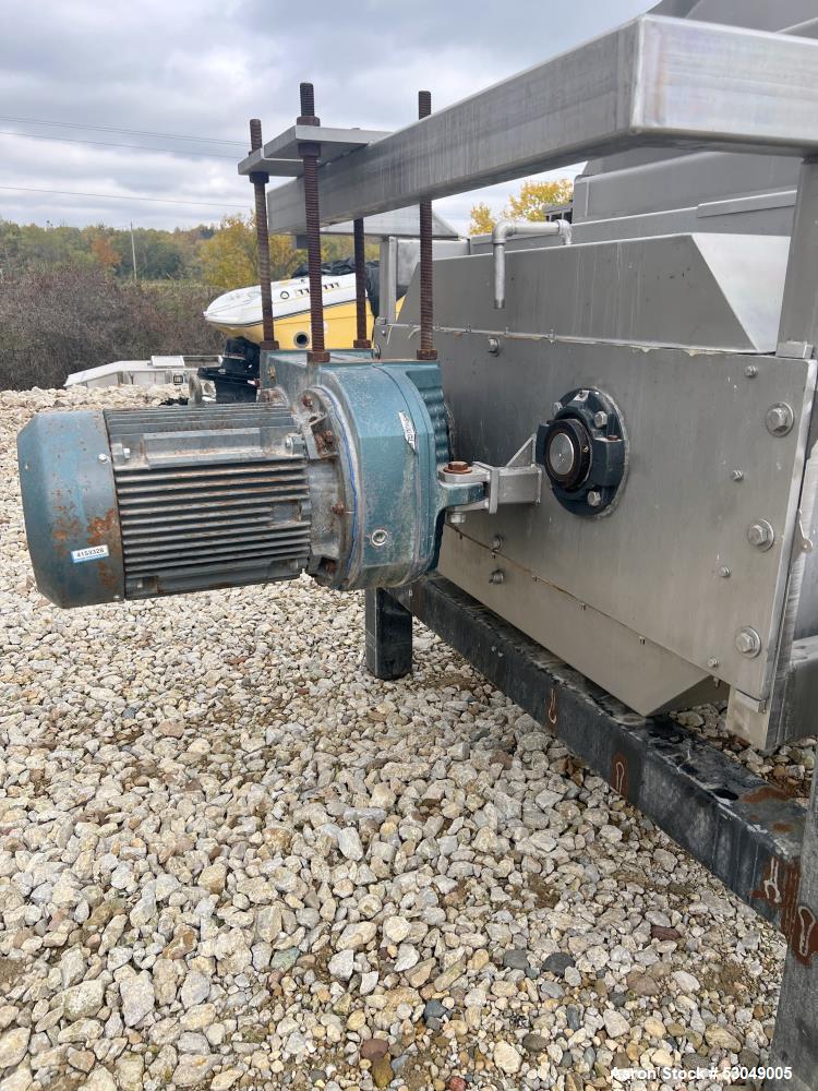 American Food Equipment Co Model 510 Stainless Steel 140 Cubic Foot Paddle Mixer