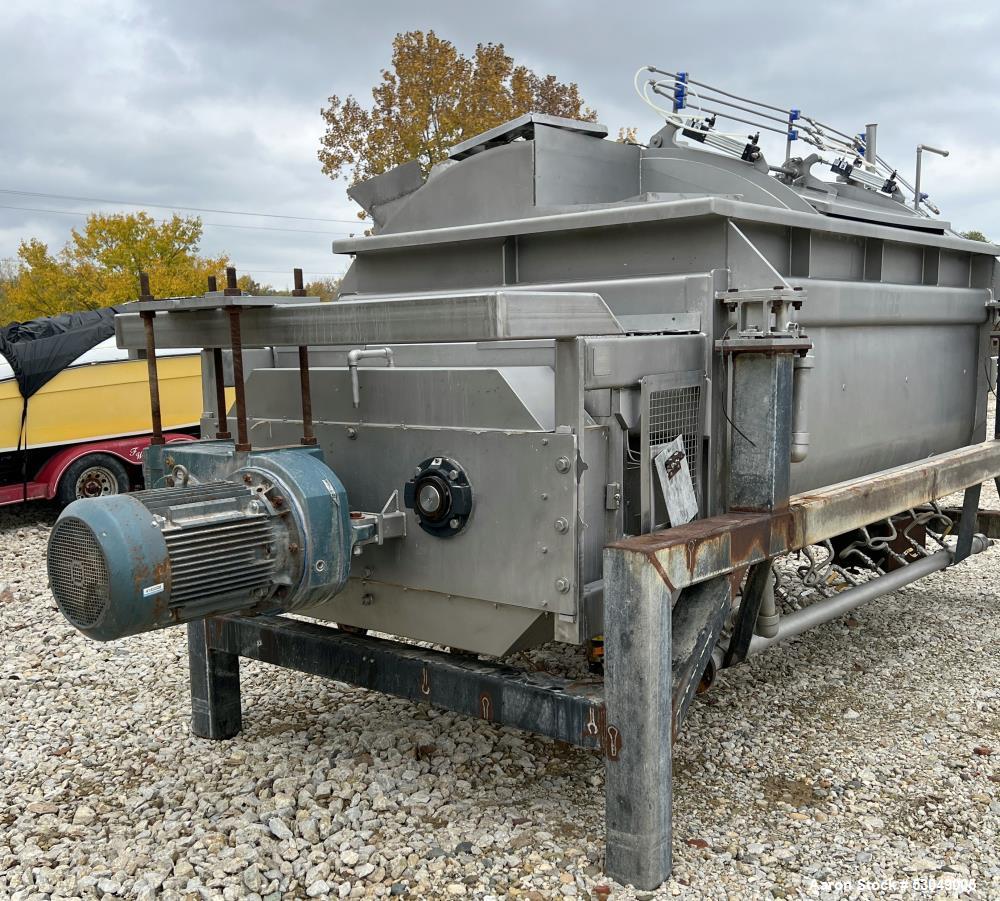 Used- AMFEC Paddle Mixer, All SS Construction and Covers, Includes 1ea Positive Displacement Transfer Pump, Power: 460/3/60,...