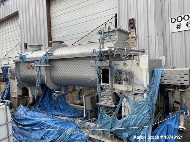 Used Andritz Gouda Twin Shaft Stainless Steel Paddle Dryer