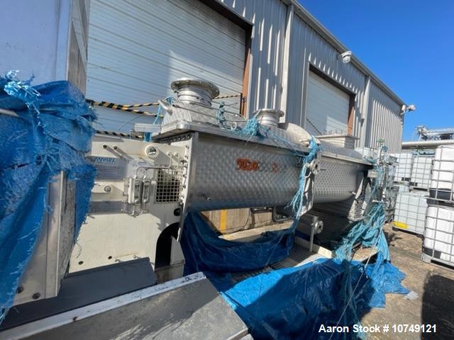 Used Andritz Gouda Twin Shaft Stainless Steel Paddle Dryer