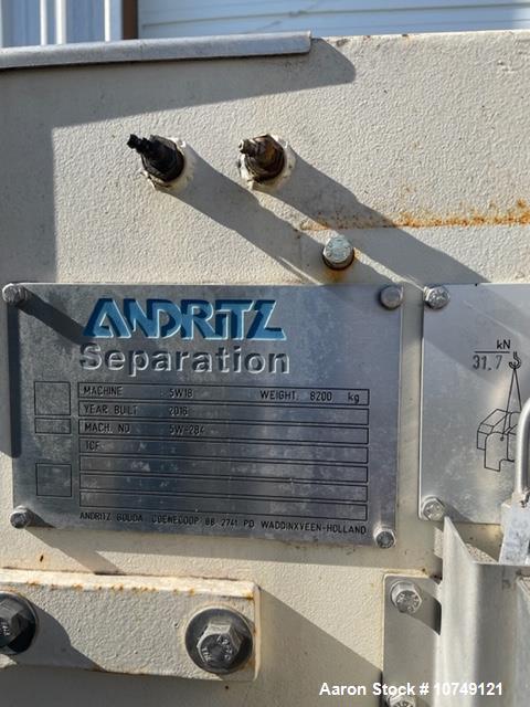 Used Andritz Gouda Twin Shaft Stainless Steel Paddle Dryer