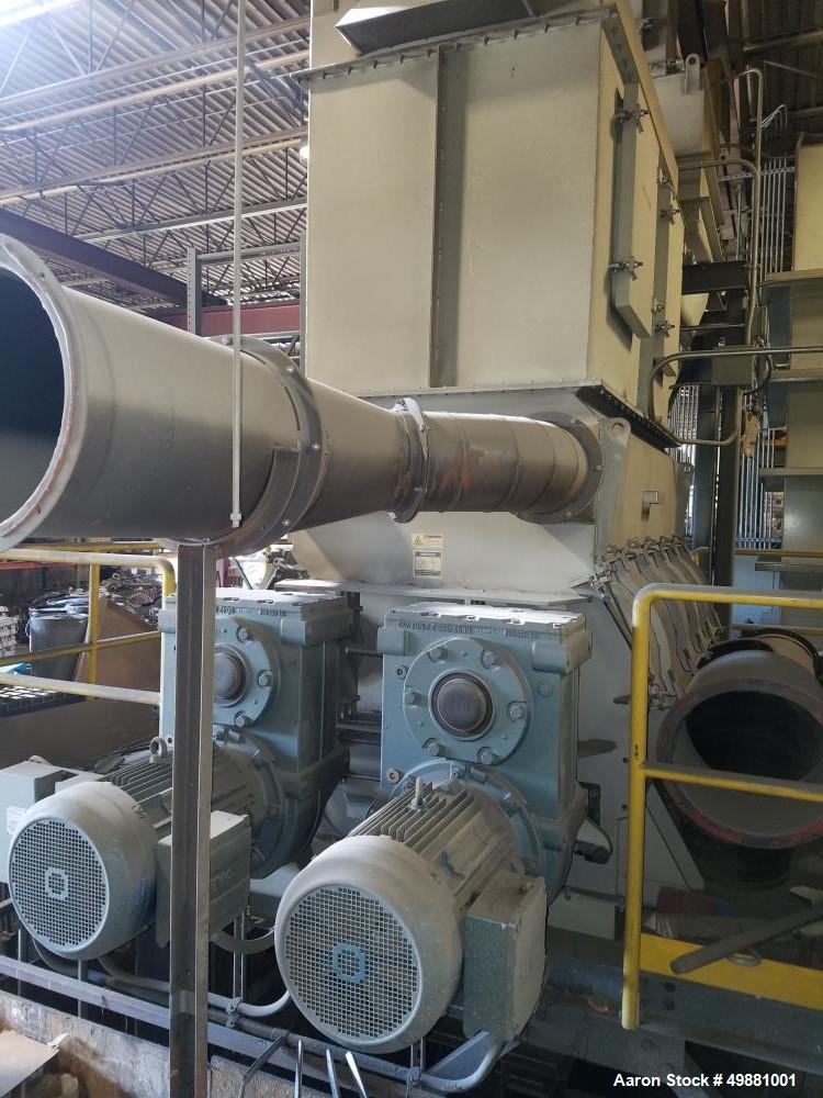 Used Bella Fluidized Zone Mixer, Model B-350XN