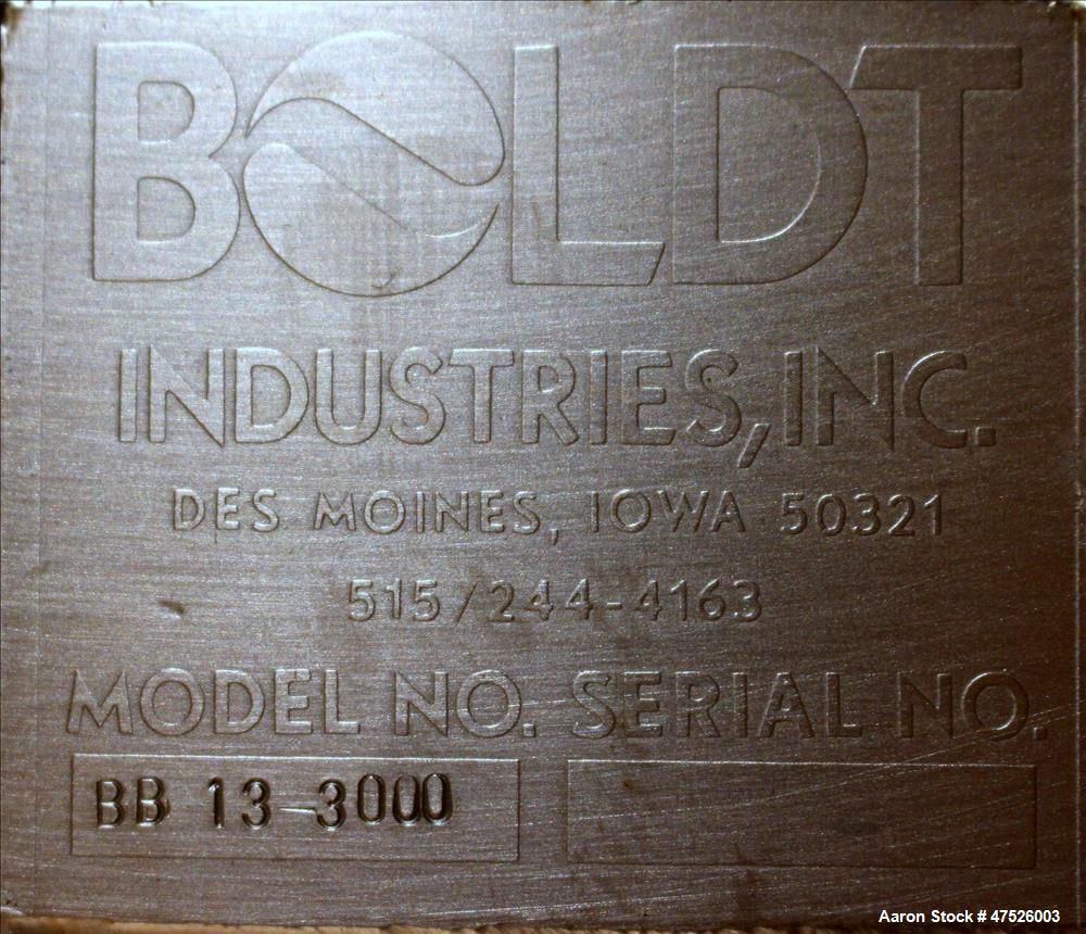 Used Bolt Paddle Blender, Model BB 13-3000