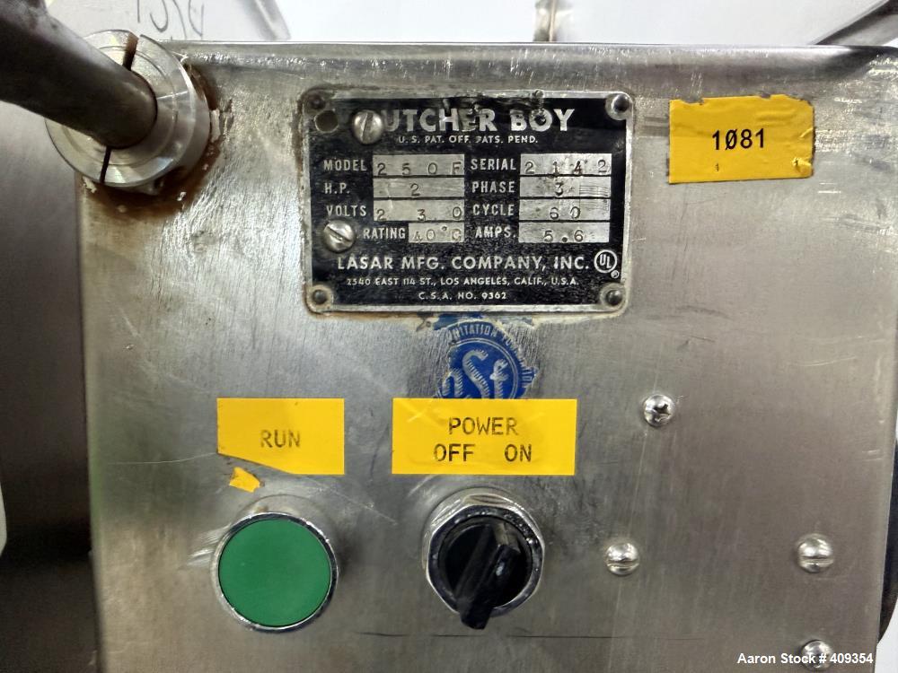 Butcher Boy 250F Meat Mixer – 200 lb Capacity, 3 Phase Electric