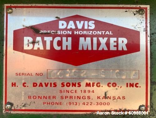 Used HC Davis Paddle Mixer, Model S160A