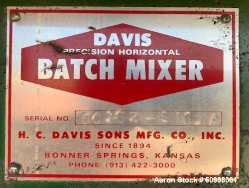 Used- HC Davis Paddle Mixer, Model S160A