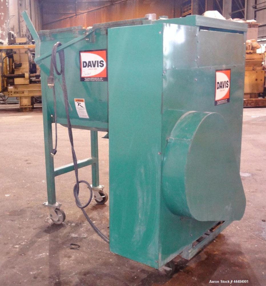 Used H.C. Davis Ultimate Duty Paddle Blender, 18 Cubic Feet Working Capacity, Carbon Steel. Non-Jacketed trough 31" wide x 45" long x approximately 36" deep. 6" Diameter shaft, (12) paddles welded to...