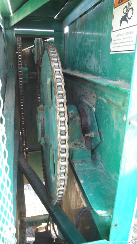 Used H.C. Davis Ultimate Duty Paddle Blender, 18 Cubic Feet Working Capacity, Carbon Steel. Non-Jacketed trough 31" wide x 45" long x approximately 36" deep. 6" Diameter shaft, (12) paddles welded to...