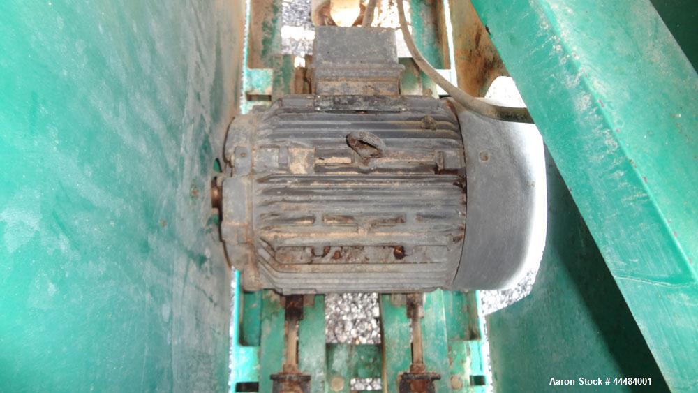 Used H.C. Davis Ultimate Duty Paddle Blender, 18 Cubic Feet Working Capacity, Carbon Steel. Non-Jacketed trough 31" wide x 45" long x approximately 36" deep. 6" Diameter shaft, (12) paddles welded to...