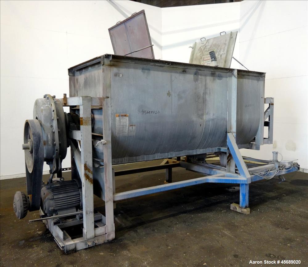Used Davis Paddle Mixer, Approximate 220 Cubic Feet/ 600 Pounds Working Capacit