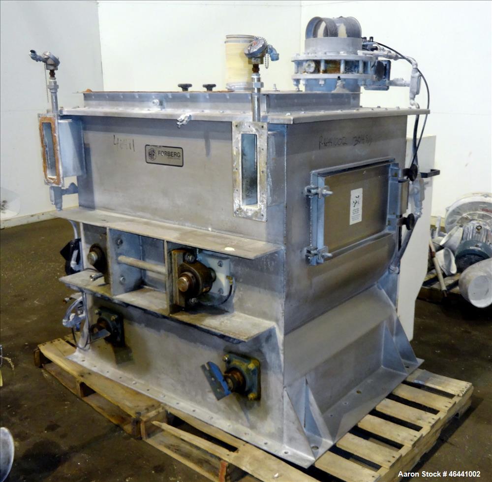 Used Dynamic Air Forberg Twin Shaft Fluidizer