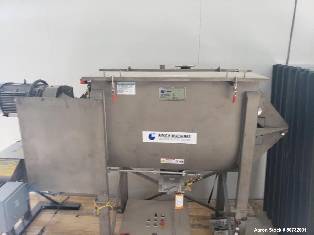 Used Eirich Paddle Mixer, Model FPB020
