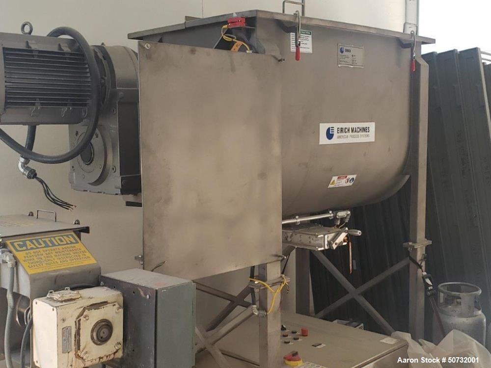 Used Eirich Paddle Mixer, Model FPB020