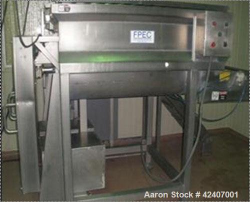 Used FPEC Open Mixer/Blender, model 814. 1000 lb capacity, 2202V/440V. Paddle, ribbon or screw agitators; safety grid cover over mixing area with interlock switches; easy clean double lip shaft seals...