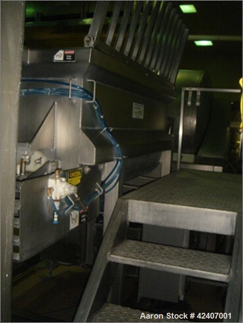 Used FPEC Open Mixer/Blender, model 814. 1000 lb capacity, 2202V/440V. Paddle, ribbon or screw agitators; safety grid cover over mixing area with interlock switches; easy clean double lip shaft seals...