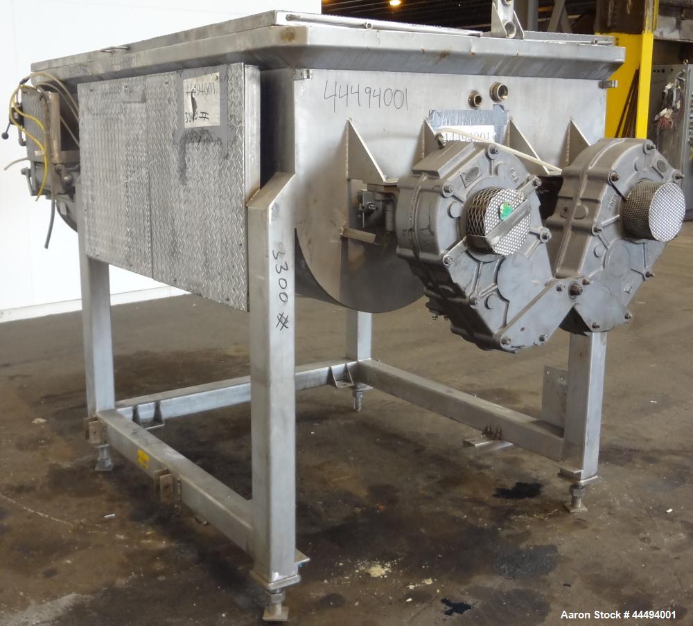 Used Stainless Steel FPEC Food Processing Equipment Company Twin Shaft Paddle M