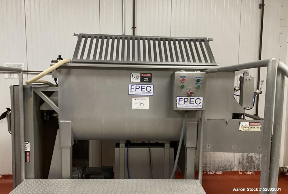 Used Food Processing Equipment Company (FPEC) Paddle Mixer