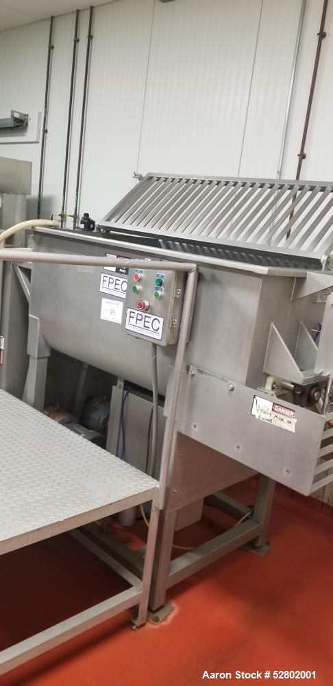 Used-Food Processing Equipment Company (FPEC) Paddle Mixer