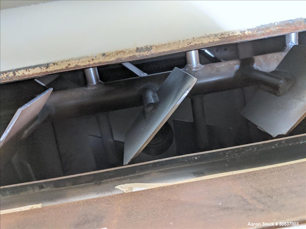 Used A&J Mixing Specialist Forberg Fluidized Zone Twin Shaft Mixer, Model F120C