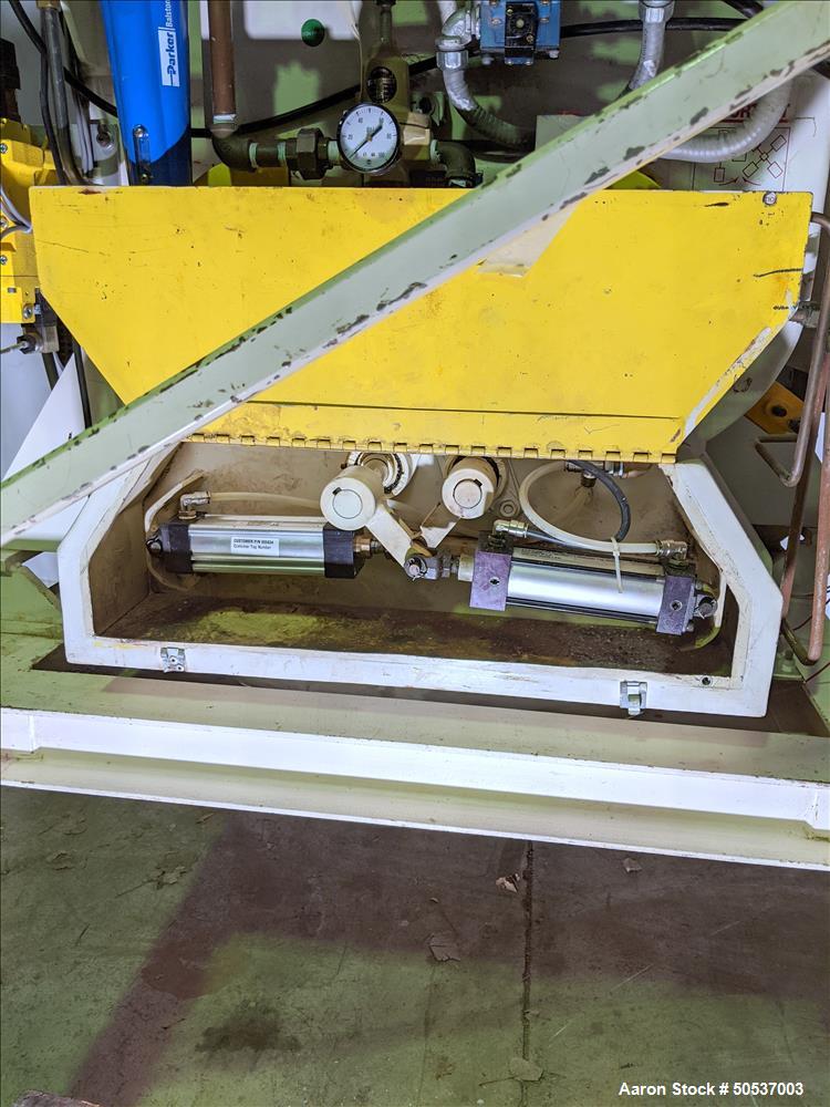 Used A&J Mixing Specialist Forberg Fluidized Zone Twin Shaft Mixer, Model F120C