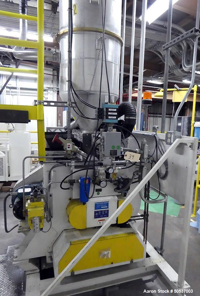 Used A&J Mixing Specialist Forberg Fluidized Zone Twin Shaft Mixer, Model F120C