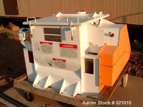 Unused-UNUSED: Forberg (American Process) fluidized zone (paddle) mixer.    5 hp motor, model FZM-4S, 4.2 cu ft (120 liter) capacity, carbon steel. Has pin mill for breaking clumps. (2) 1 hp motors. ...