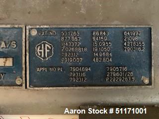Used Halvor Forberg AS Batch Paddle Blender/Mixer
