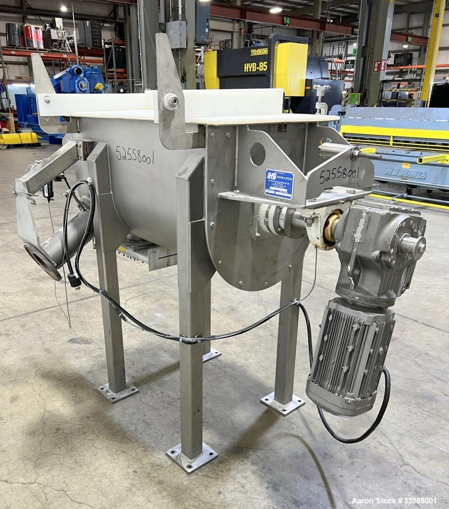 10 Cubic Foot Stainless Steel Paddle Mixer