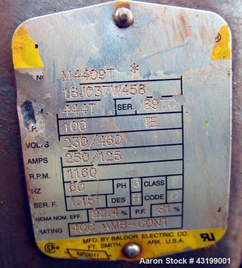 Used Hough Forberg Twin Shaft Fluidizer, Model FB500002