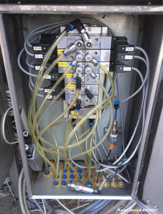 Used Inotec Double Paddle Vacuum Mixer, Type IM3000V. Stainless steel construction. Working capacity 105.9 cubic feet (3000 liters). Double shafts with each 6 paddles. Double end product discharge. C...