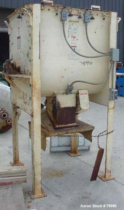 Used Carbon Steel Kelly Duplex Single Shaft Horizontal Paddle Mixer, Model 3604HM