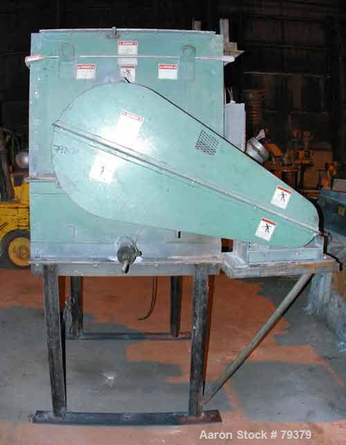 USED: Kelly Duplex single shaft horizontal paddle mixer, model 3604HM. 36 cubic foot working capacity, carbon steel. Non-jacketed trough 36" wide x 48" long x 42" deep, (1) 3" shaft with 4 bolt-on pl...