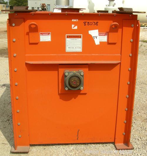 Used Kelly Duplex Paddle Mixer, Model 4204PTV, 44 Cubic Feet, Carbon Steel. Non-jacketed trough 42-1/2" wide x 48" long x approximately 47" deep. Approximate 2-1/2" diameter shaft with (4) bolt on pa...