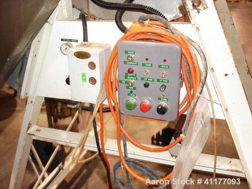 Used Leland Paddle Mixer, 26 Cubic Feet, Stainless Steel. Non-jacketed trough 39" wide x 36'' long x approximately 36'' deep. T paddles driven by a 1/2 hp, 3/60/230/460 volt, 1745 rpm gear motor, rat...