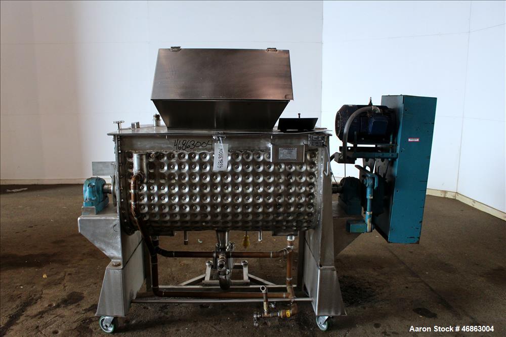 Used J.H. Day Paddle Mixer, Approximate 10.8 Cubic Feet Working Capacity