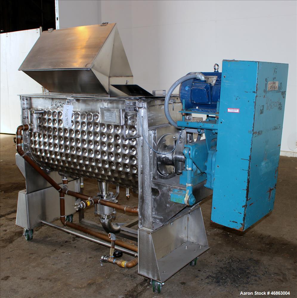 Used J.H. Day Paddle Mixer, Approximate 10.8 Cubic Feet Working Capacity