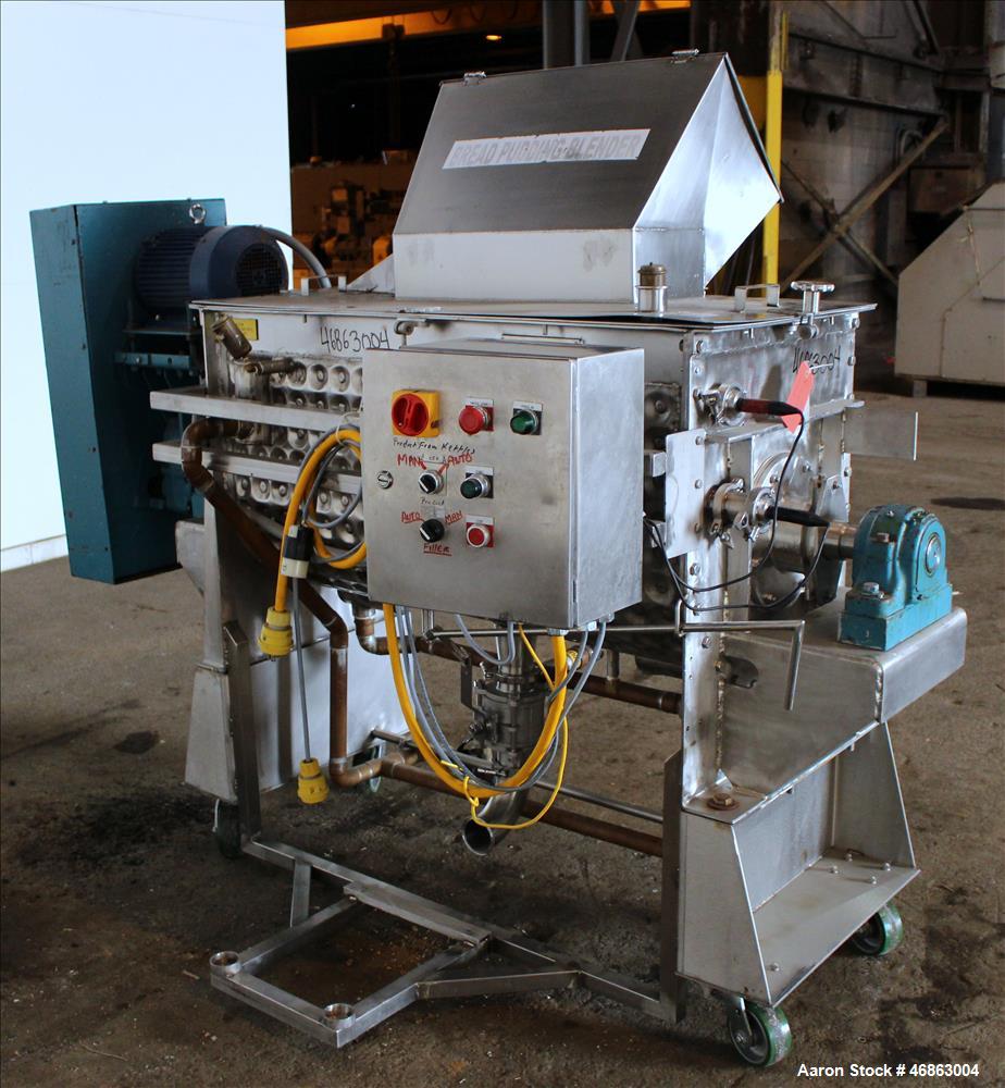 Used J.H. Day Paddle Mixer, Approximate 10.8 Cubic Feet Working Capacity