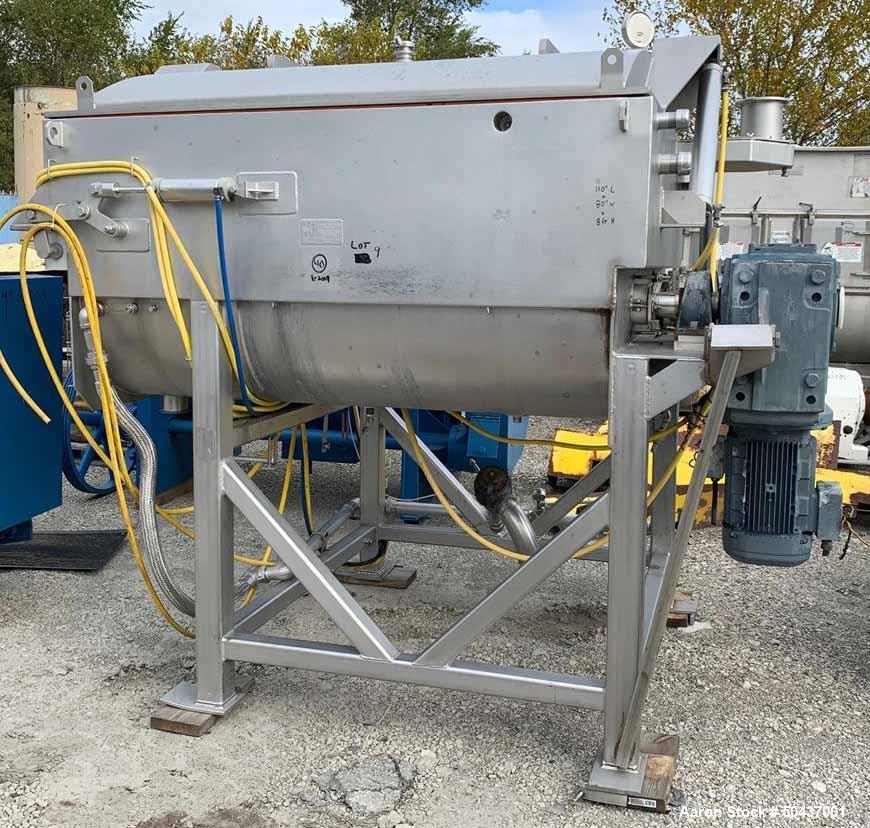 Used MTC Materials Transportation Company Multiple Agitator Vacuum Blender, Mod