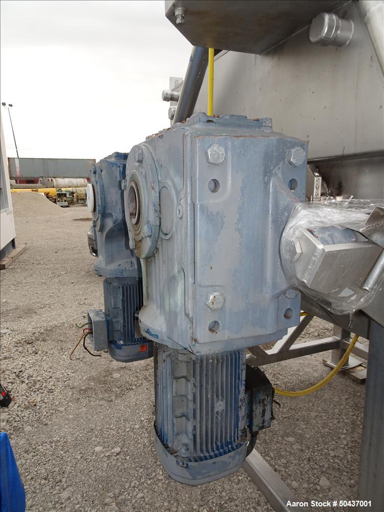 Used- MTC Materials Transportation Company Multiple Agitator Vacuum Blender, Mod